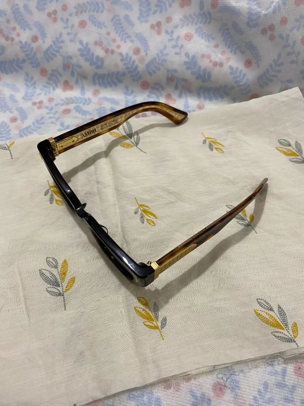 AMIRI Square-Frame Sunglasses with Brown Gradient Lenses